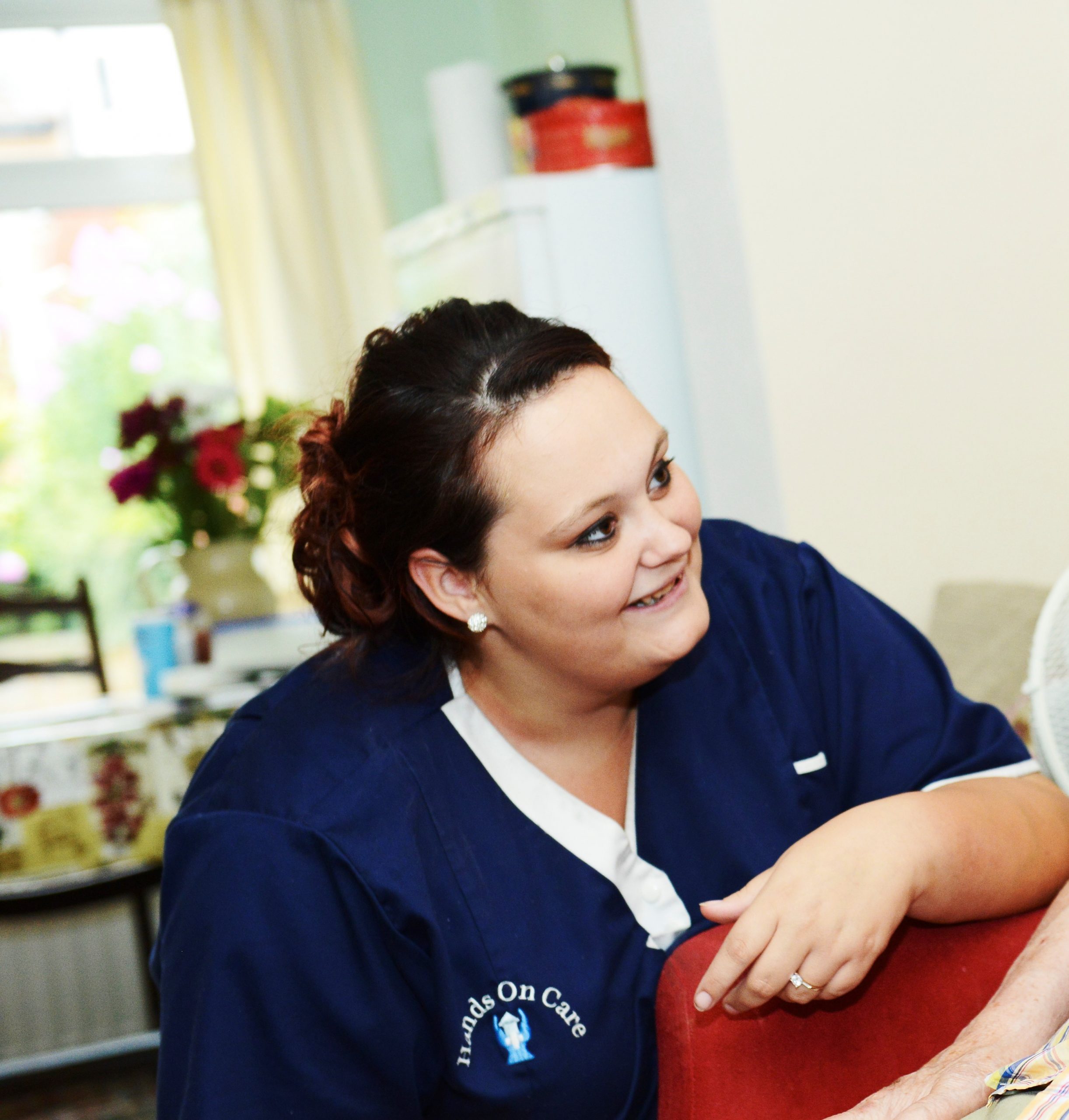 Hands on Care employee expressing the importance of communication